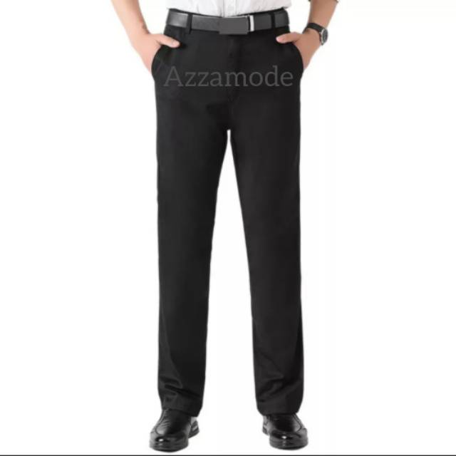 Celana bahan pria LICIN kantor formal panjang kerja Celana bahan pria LICIN kantor formal panjang kerja