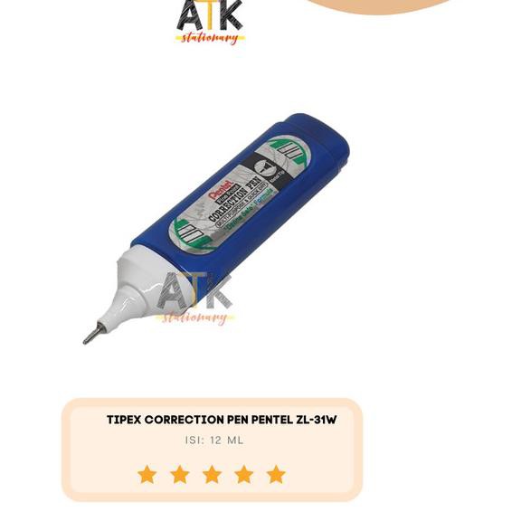 

➸ Tipex Pentel Correction Pen 12 ml atk ♥