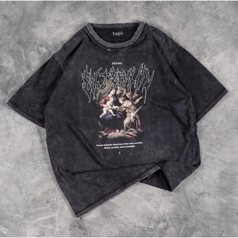 kaos Oversize distro wash