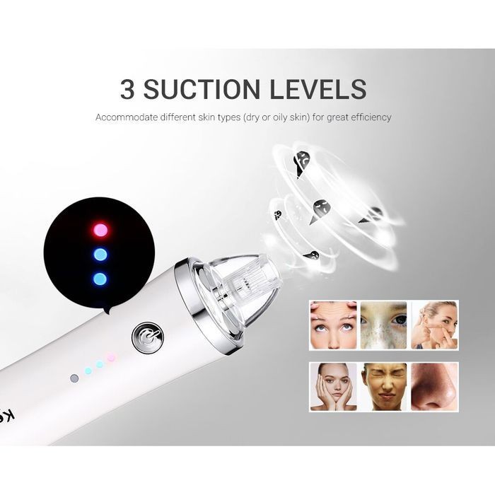 kemei KM - 1871 7 in 1 Blackhead Vacuum Cleaner Beauty Suction Acne