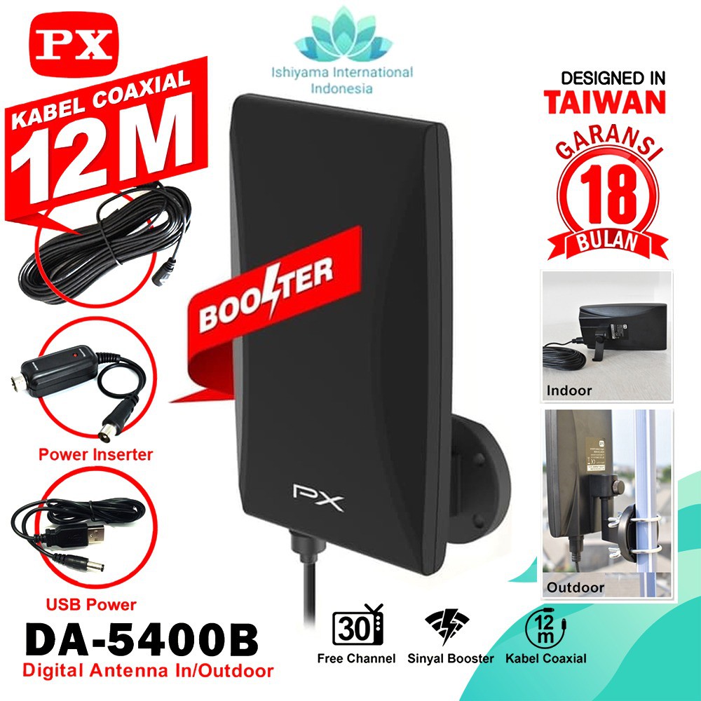 Digital Antena Indoor / Outdoor PX DA- 5400 B