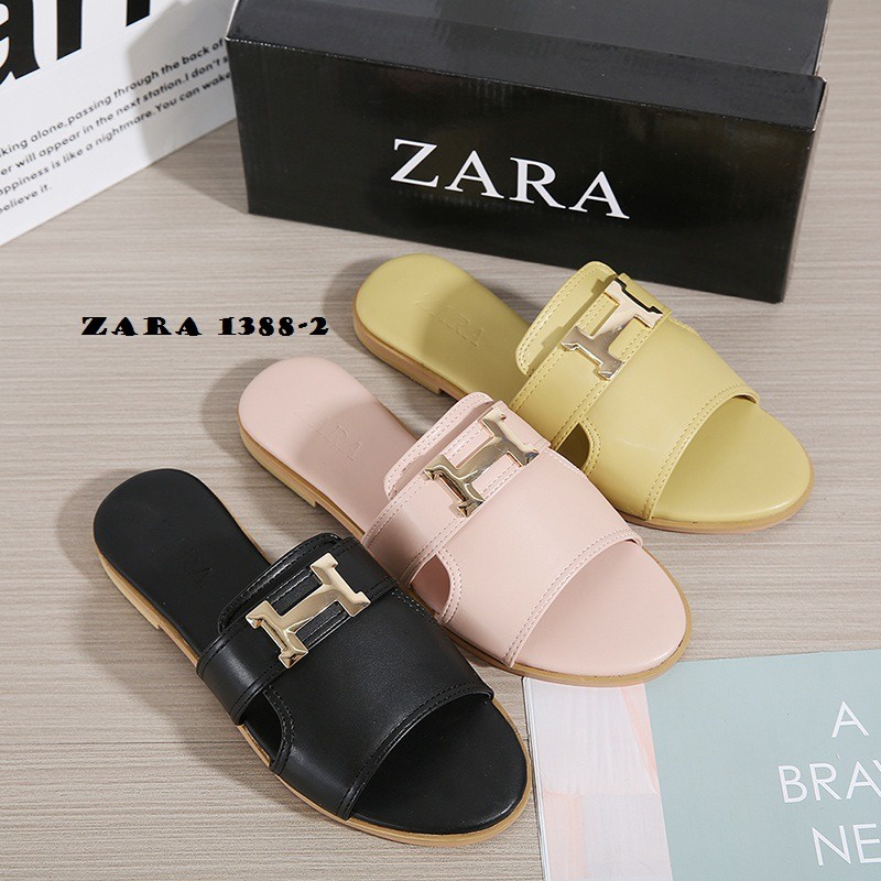 SANDAL FLAT WANITA SHOES 1388-2 (BELI 1 GRATIS 1)