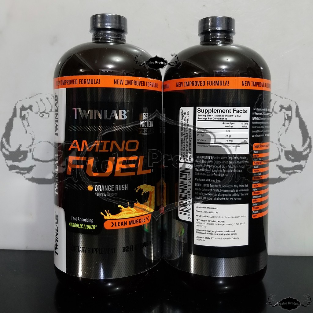 BPOM Twinlab Amino FUEL Liquid 32 OZ
