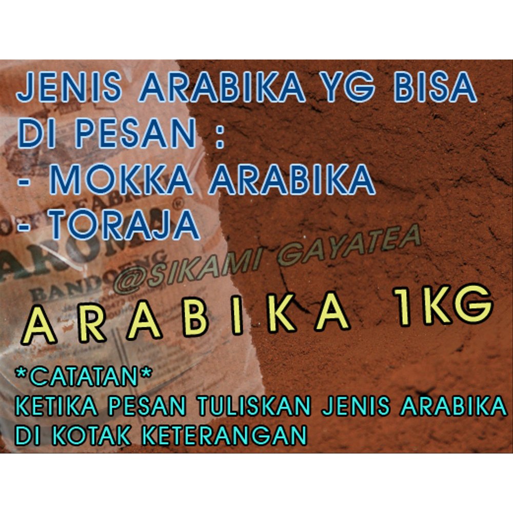 

kopi aroma arabika 1000gr Terbaik