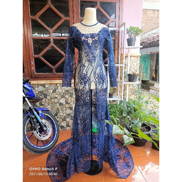 gaun ekor panjang kebaya ekor panjang murah