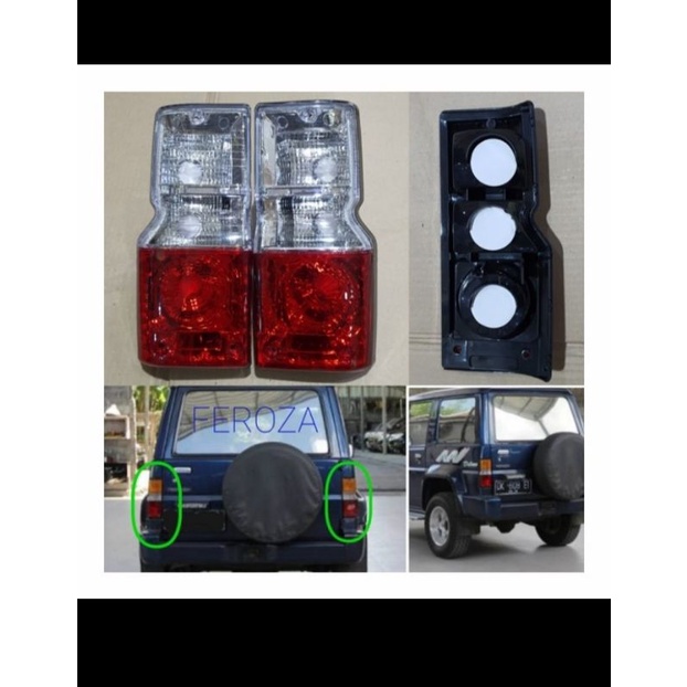LAMPU SETOP LAMPU MOBIL FEROZA CRISTAL