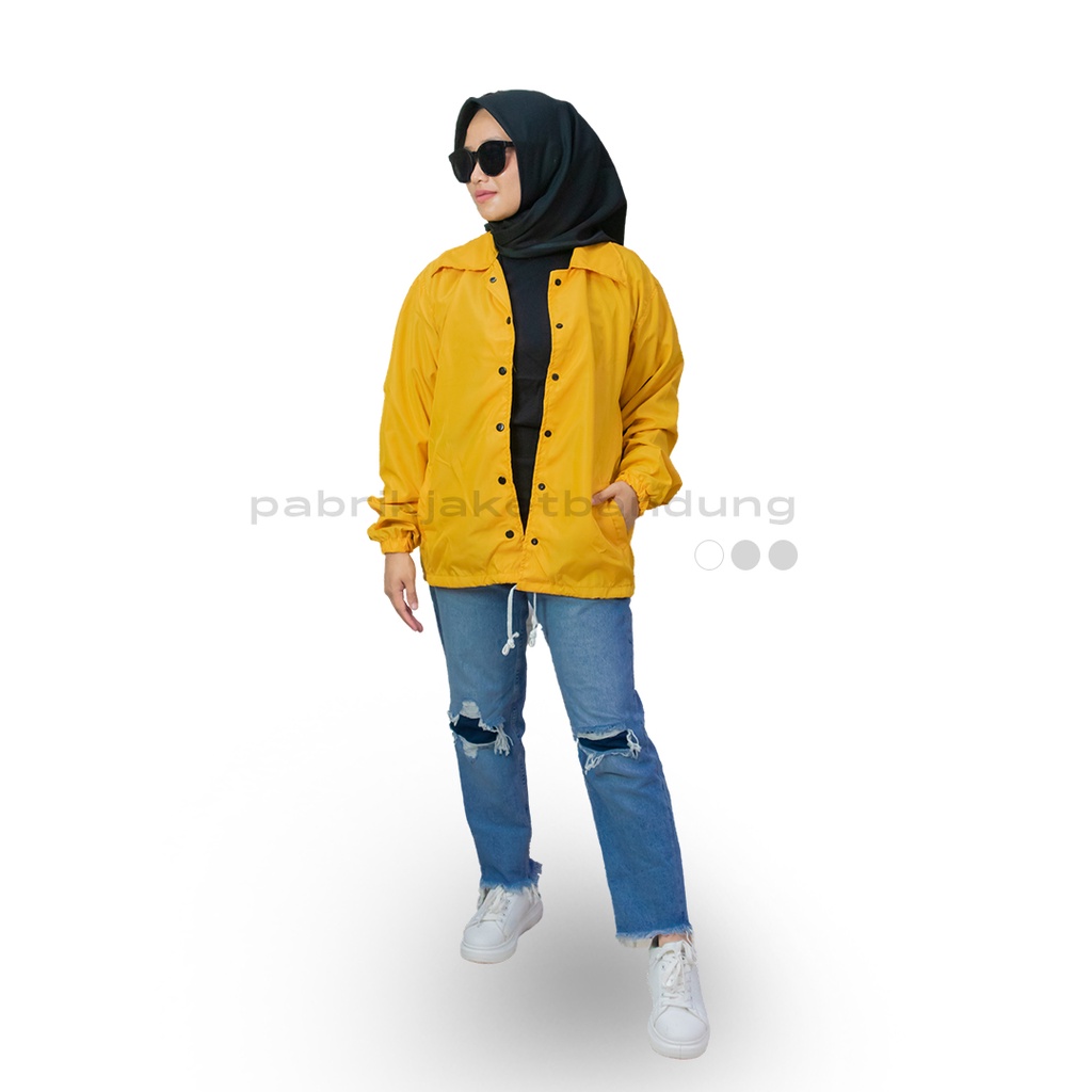 JACKET Coach BASIC MUSTARD II Jaket Coach Polos II jaket  Windbreakers model TRENDY