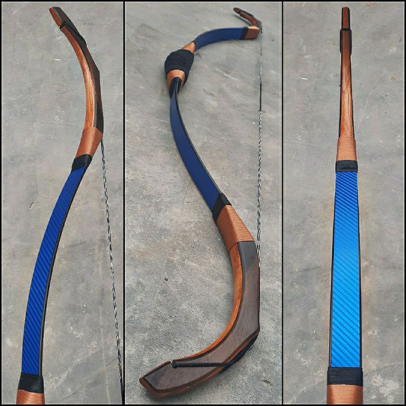 Busur Panah Horsebow Siyah Laminasi Sonokeling Model Turkish
