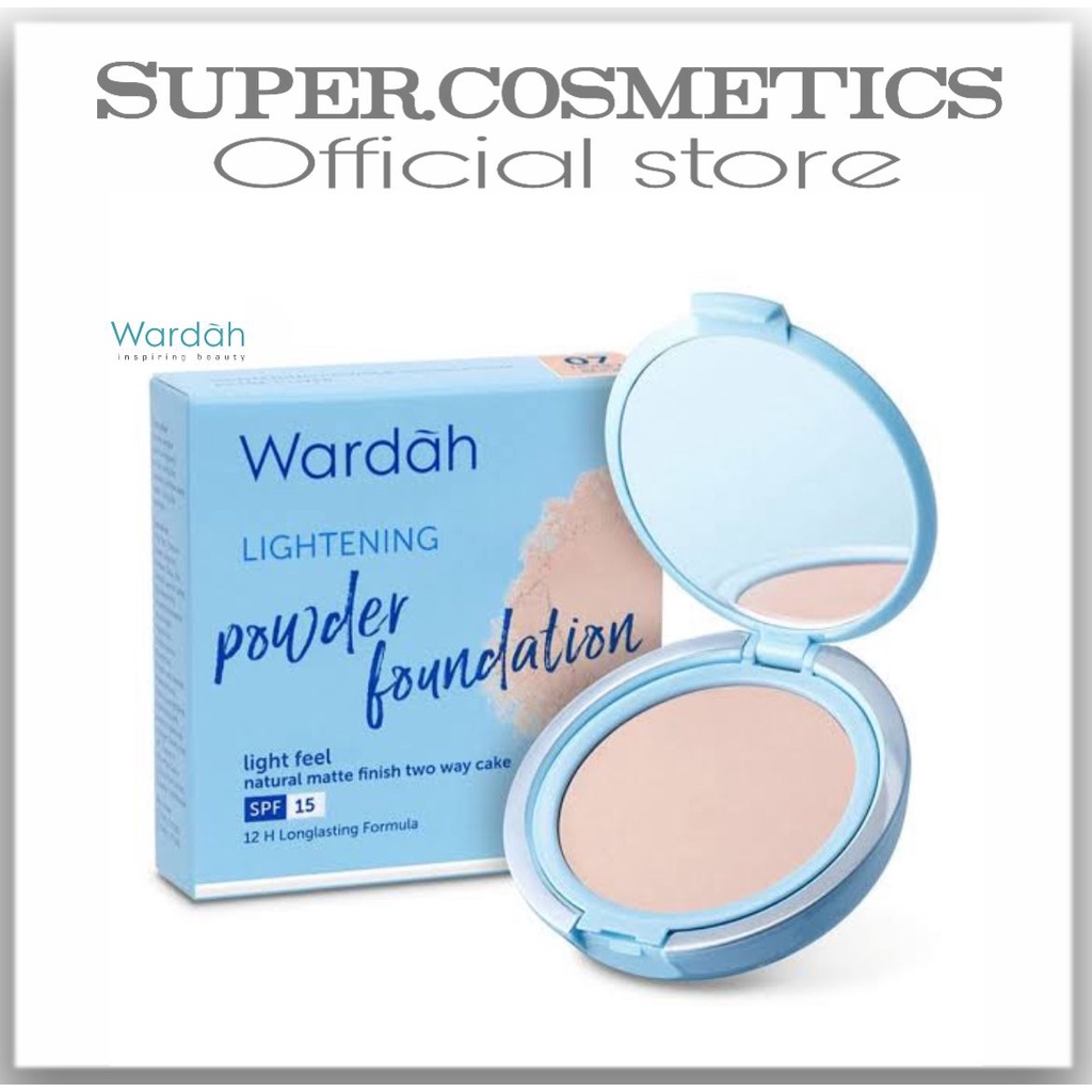 TWC Wardah Lightening Powder Foundation Light Feel