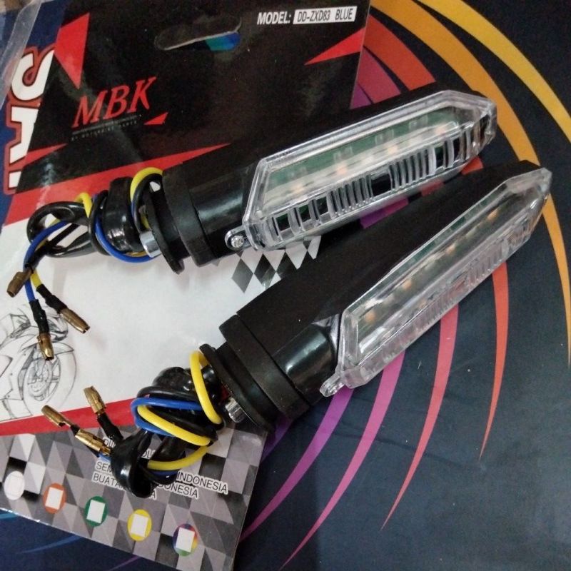 Lampu Sen Sein Riting Rihting Running LED Kiri Kanan Assy Motor R15 Cbr150r Cb150r Gsx Ninja R25 Vix