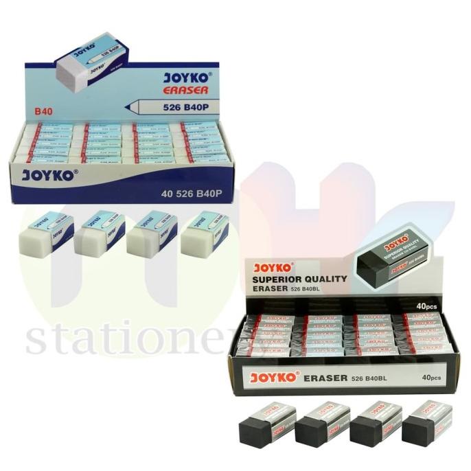 

@=@=@=@=] Eraser Penghapus Joyko 526-B40P / 526-B40BL / 1 Box 40 Pcs