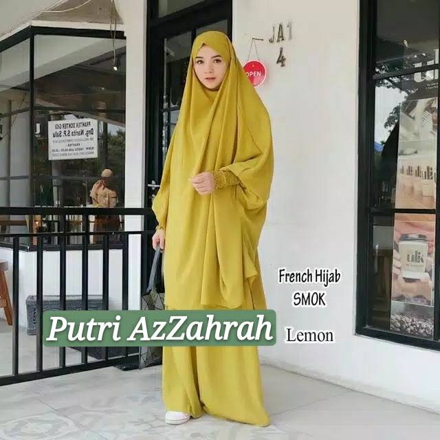 French Khimar By Putri AzZahrah Set Rok