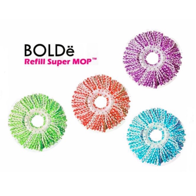 MICROFIBER KAIN Pel Bolde Refill Super Mop BOLDE Original Kain Bolde Supermop Original Bolde