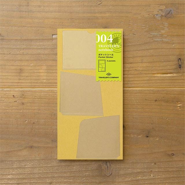 

Traveler's Notebook Refill 004 - Pocket Sticker Regular Size