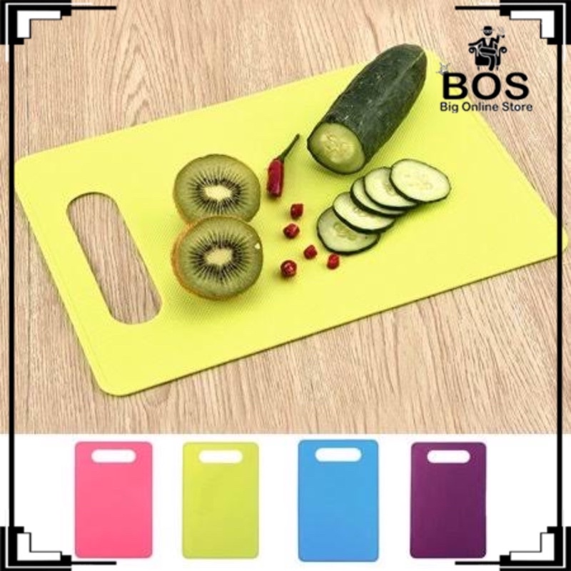 BOS - TALENAN DAPUR 29X19CM BAHAN PLASTIK | TALENAN PLASTIC CUTTING BOARD SERBAGUNA