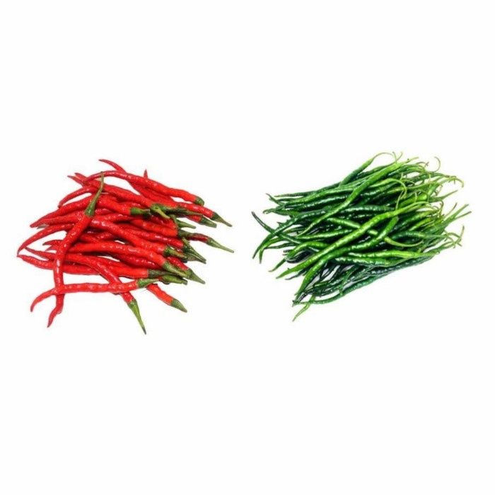 

Paket Mixx Cabe Merah Keriting & Hijau - 250 Gram