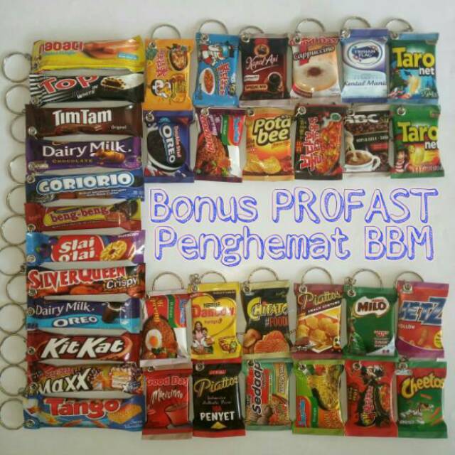 ( COD ) GANTUNGAN KUNCI DAN TEMPELAN KULKAS UNIK LUCU SOUVENIR SOVENIR ULTAH MINIATUR MINI SNACK