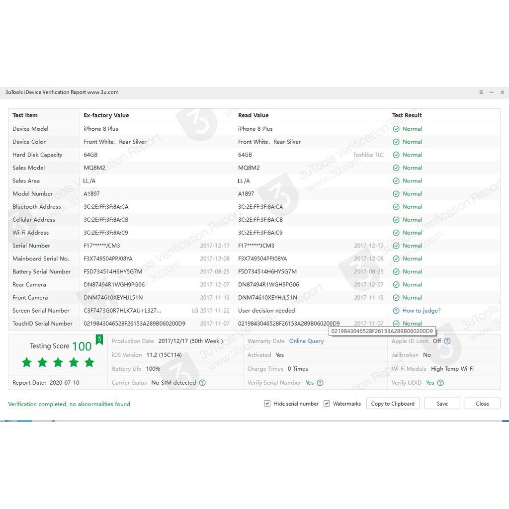 APPLE IPHONE 8 plus 64gb second fullset Normal Ex Inter free Tempered n case all operator-8