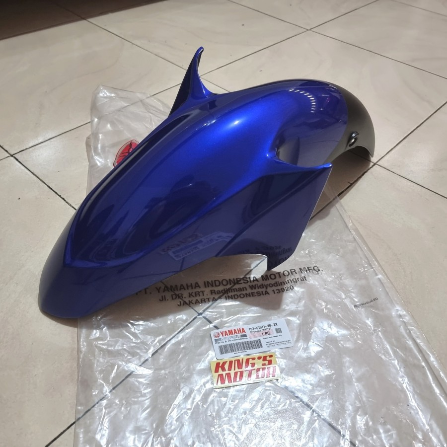 SPAKBOR DEPAN JUPITER MX OLD BIRU TUA (1S7-2X) ASLI YAMAHA