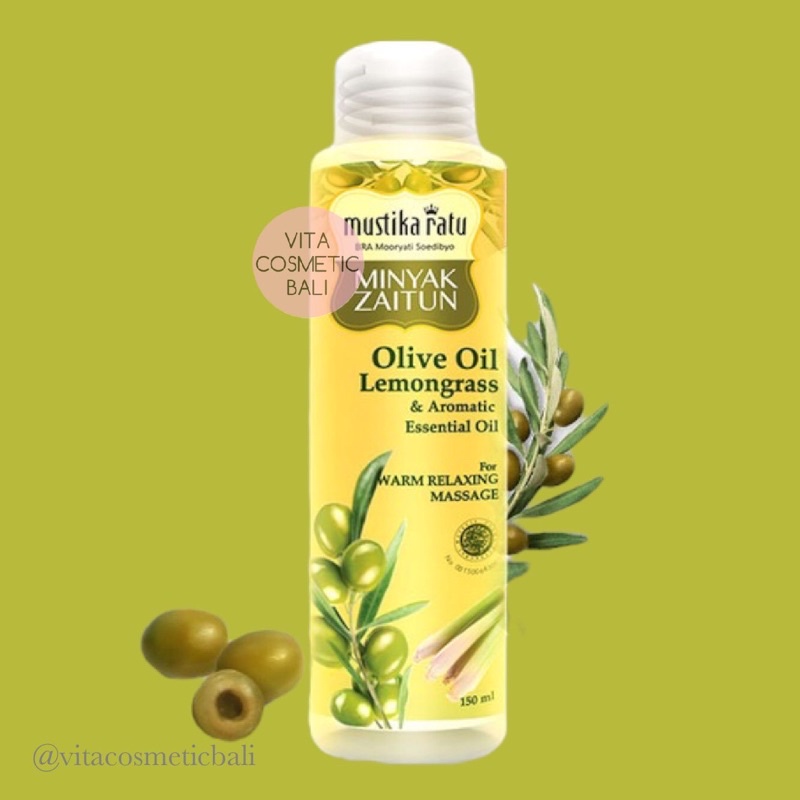 Mustika Ratu Minyak Zaitun Lemongrass & Aromatic Essential Oil olive