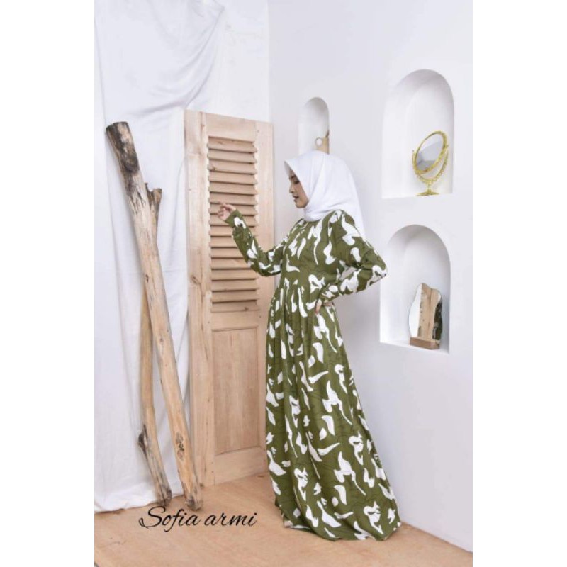 GAMIS RAYON SOFIA ORI ARRAFFA SYARI