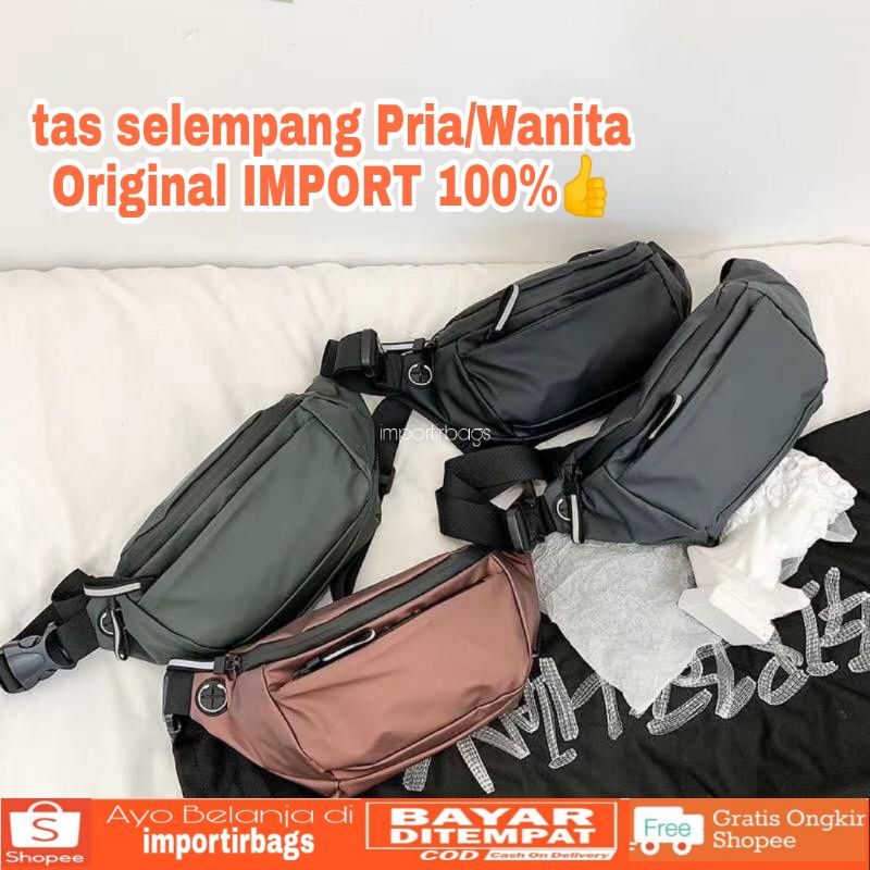 IMPORTIRBAGS {HOT PRODUK}Tas Selempang/Tas pinggang/Tas waist bag Import /Tas sling Bag Sporty Outdoor