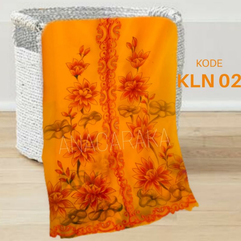 KEBAYA SIFON  LUKIS - KEBAYA LUKIS NATURAL SERIES - MOTIF BUNGA