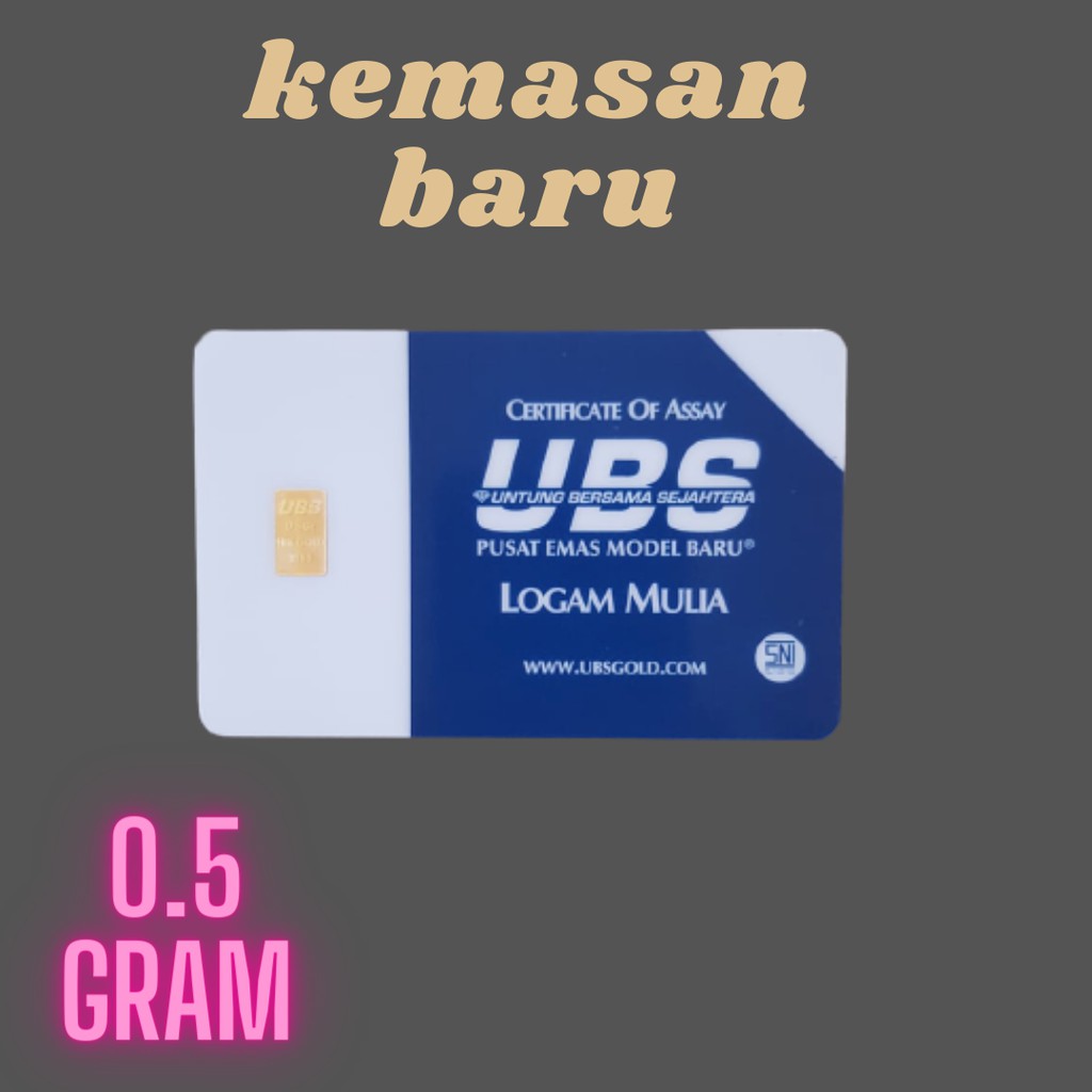 LOGAM MULIA EMAS UBS 1 GRAM | 0.5 GRAM | 2 GRAM-1