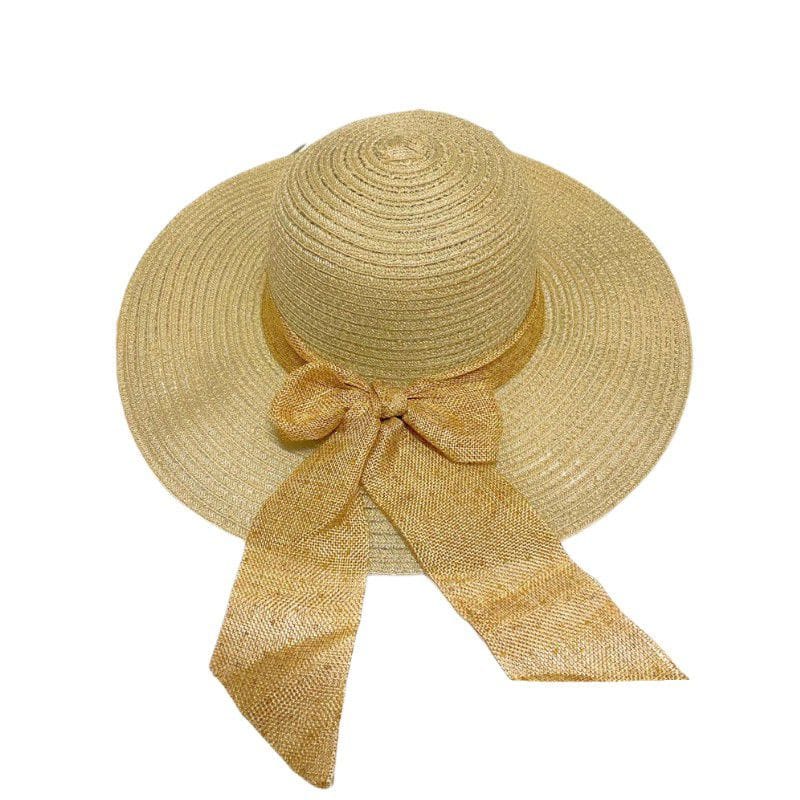 PERANG_STORE2Topi pantai rajut pita bintik emas Topi Pantai T2 COD