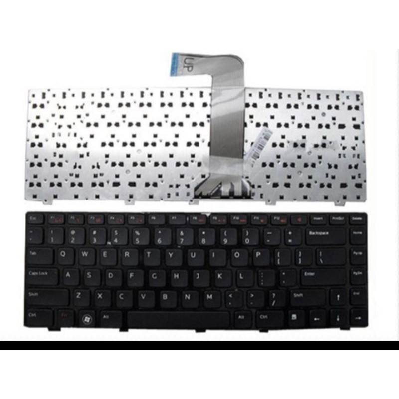 ORI Keyboard DELL Inspiron 14R N4050 N4040 N4110 M4040 M4110 - Hitam
