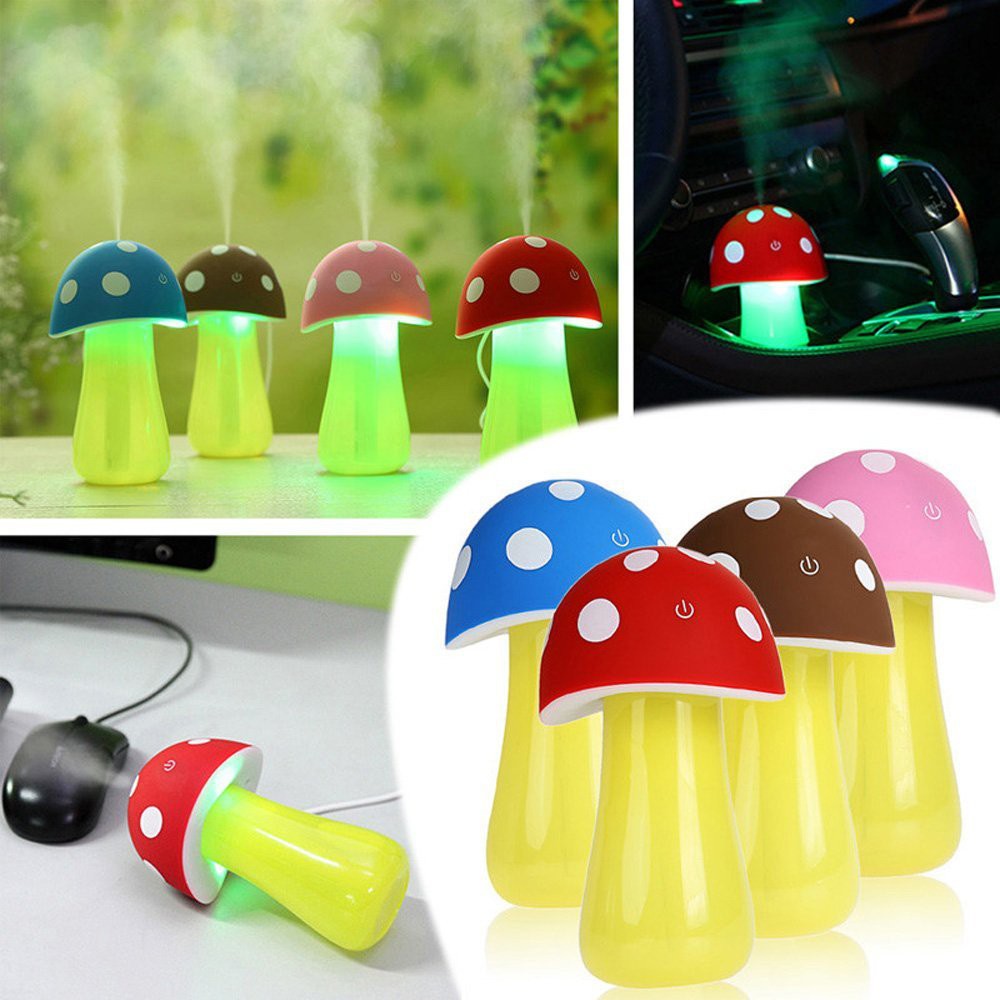 Mushroom Lamp Humidifier dan Lampu