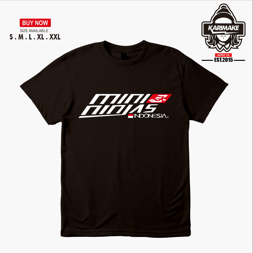 Kaos Baju Motor Kawasaki Ninja Mini Ninjas Indonesia Kaos Otomotif -