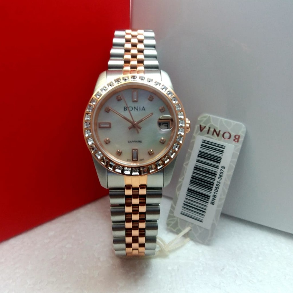 JAM TANGAN WANITA BONIA BNB10553-3657S SAPHIRE GARANSI RESMI ORIGINAL