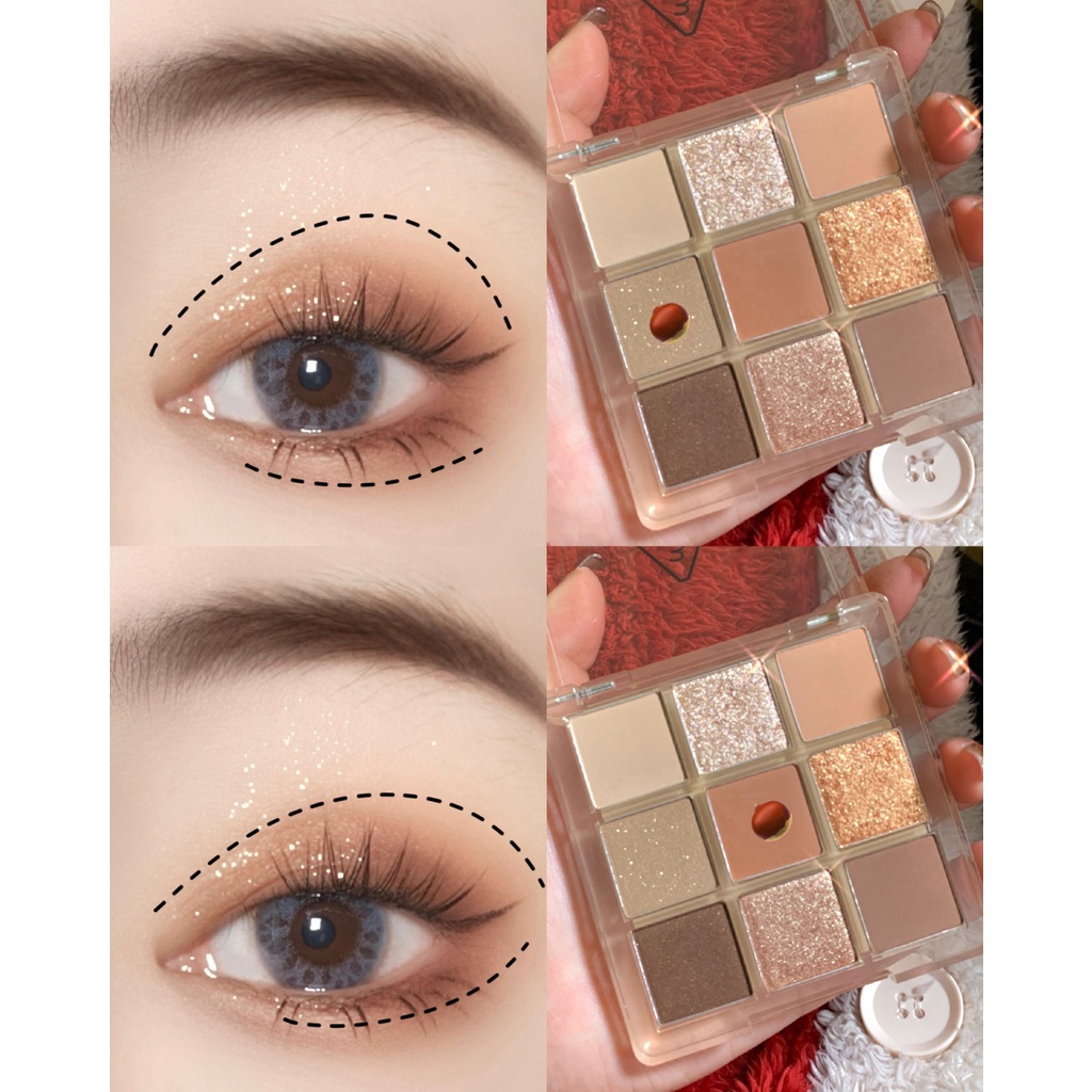 TERMURAH NEW !!! DIKALU COCO VENUS EYESHADOW KOREAN STYLE 9 COLORS KODE DKL - 29