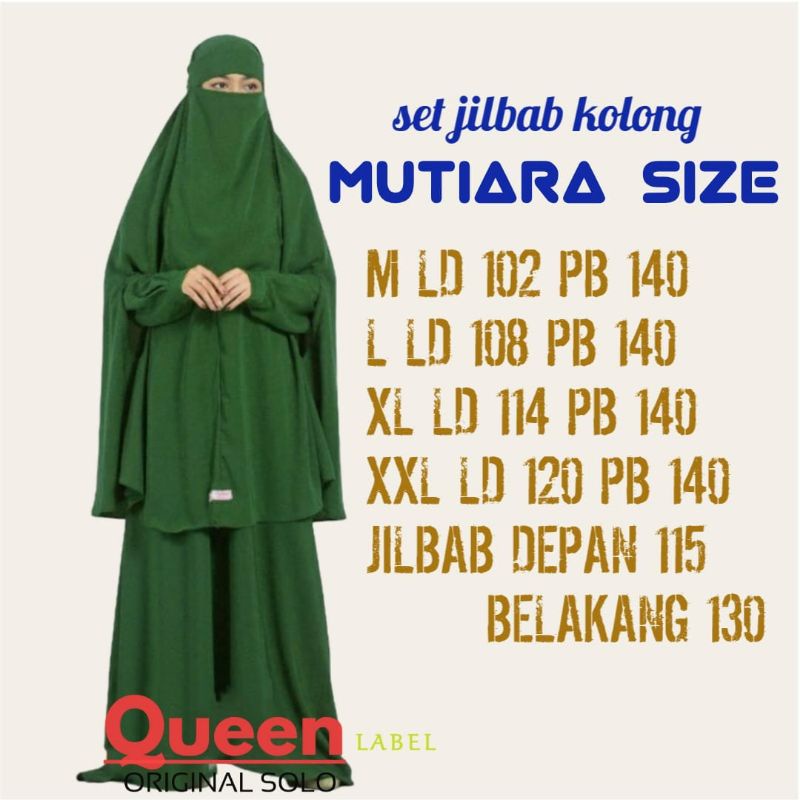 MUTIARA SET CADAR // GAMIS BASIC JILBAB KOLONG SWINH SWING