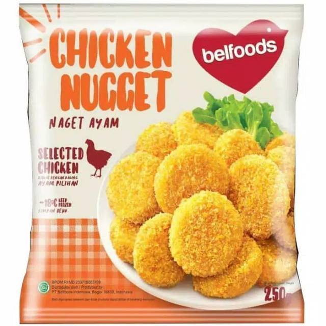 

NUGGET AYAM BELFOODS FAVORITE 250GR || Frozen Food Bandung Chicken Nugget