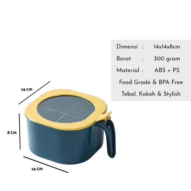 Tempat kotak bumbu 4in1