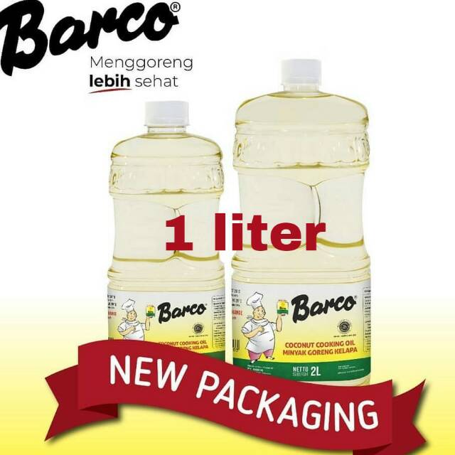 

BARCO MINYAK GORENG 1 Liter HALAL MUI, FDA Approved ,VEGAN Approced, TNV UK