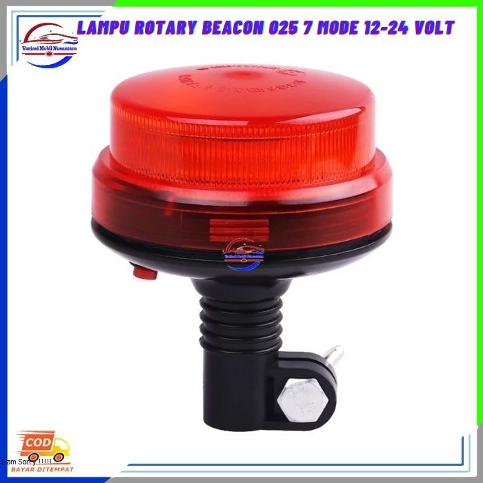 Lampu Led Variasi Rotary Rotari Blitz Beacon Atap Atas Kabin Variasi Mobil Truk Truck 12-24 Volt