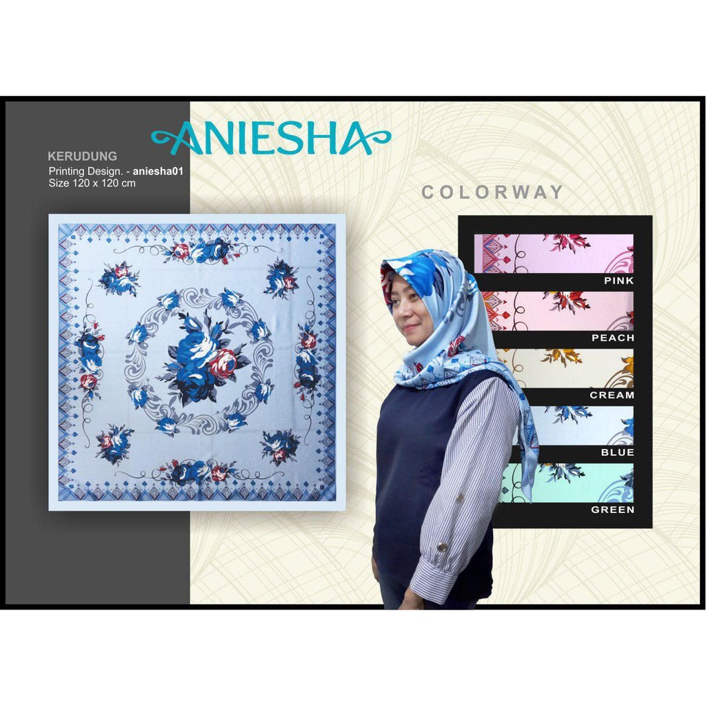 Kerudung Aniesha 01 120x120cm