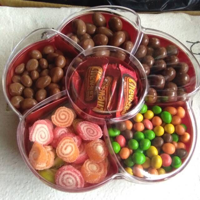 

Coklat delfi mix tray kembang