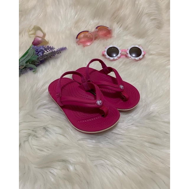 sepatu / sandal anak perempuan preloved crocs