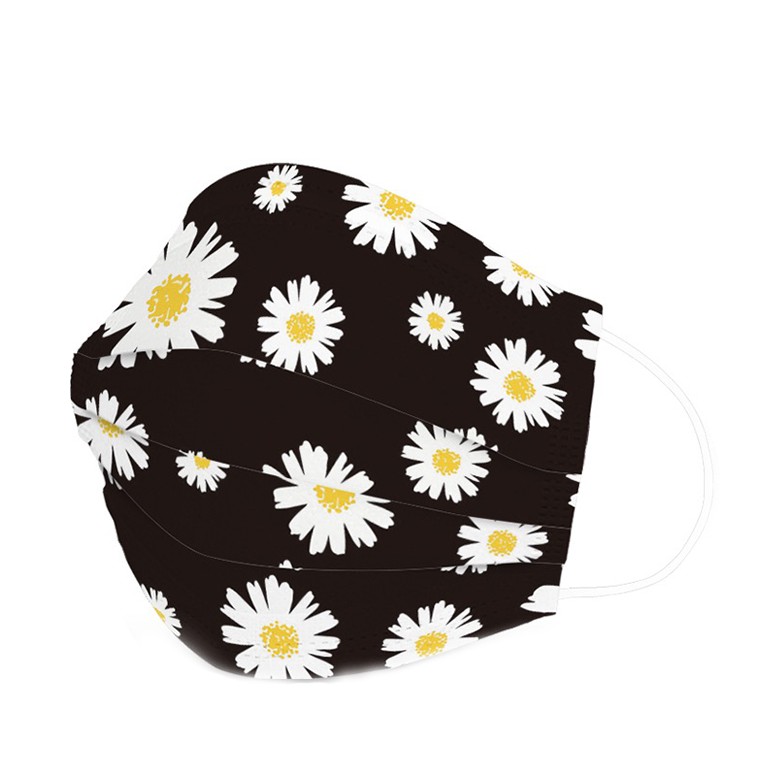 

La floret 1pack (10 pcs) masker medis 3 ply printed disposable surgical mask earloop.