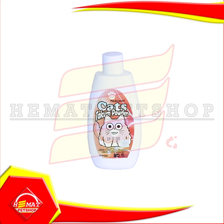 Bedak Kucing Cat Powder Anti Kutu Anti Jamur Pengharum Bulu Kucing