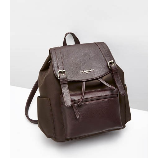 TAS RANSEL AXELARD BROWN BACKPACK SHOPIE MARTIN SOPHIE PARIS PROMO TERBARU 2020