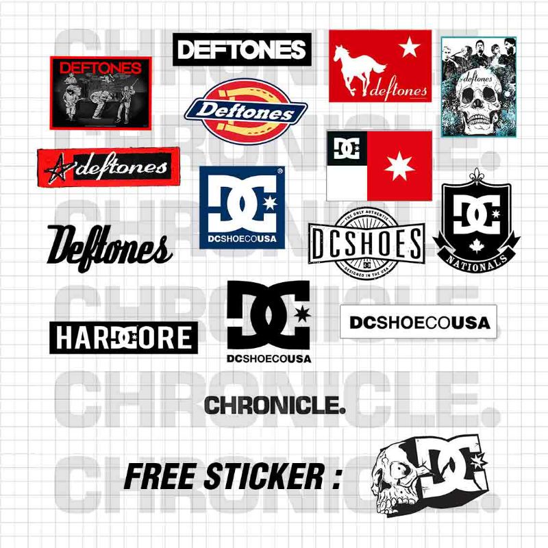 

STICKER VINYL DEFTONES X DC SHOES CO