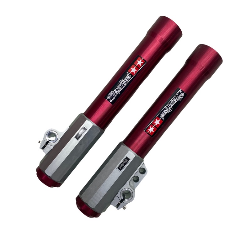 Tabung Shock Depan Stage Speed Copy Ori Plus Breket 2Piston Monoblok Big Pot 2Pin FOURSIX_46