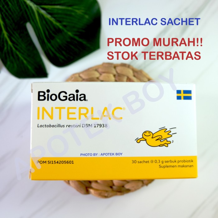 

INTERLAC SACHET | 30 SACHET PER BOX Termurah
