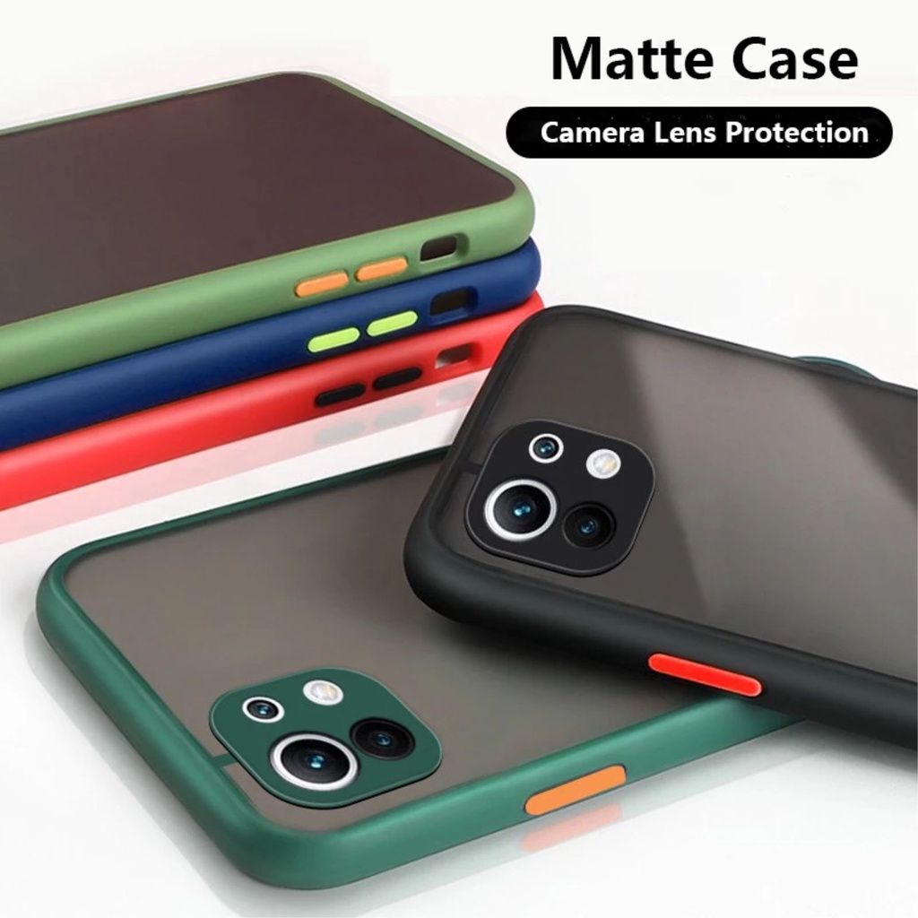 Case Oppo A3S A5S A12 A7 A11K A15 A15S A52 A92 A53 A54 A74 A16 A37 Neo 7 9 4G 5G Softcase Lens Hybrid