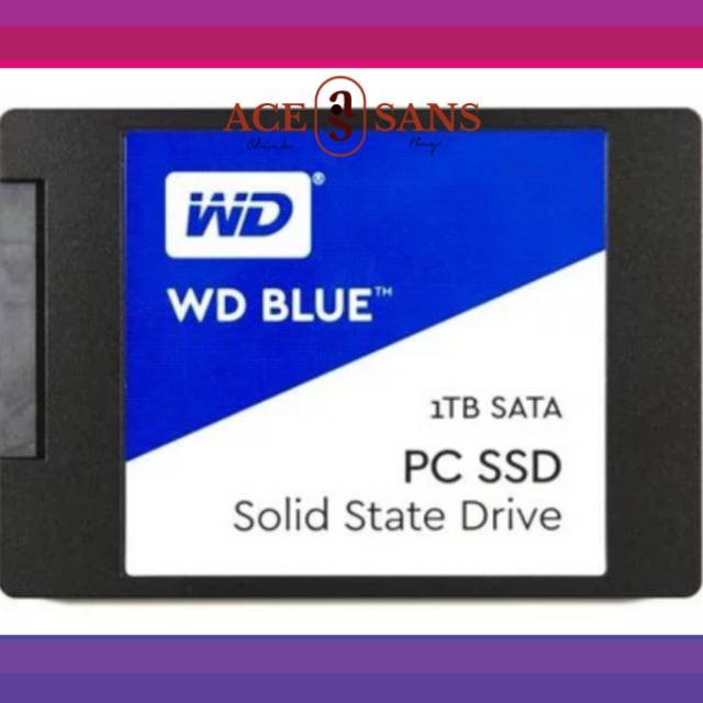 GRATIS ONGKIR | WD Blue 3D NAND 1TB SSD SATA III 3D | WD Elements Harddisk Blue 1TB SSD | WD | Ori